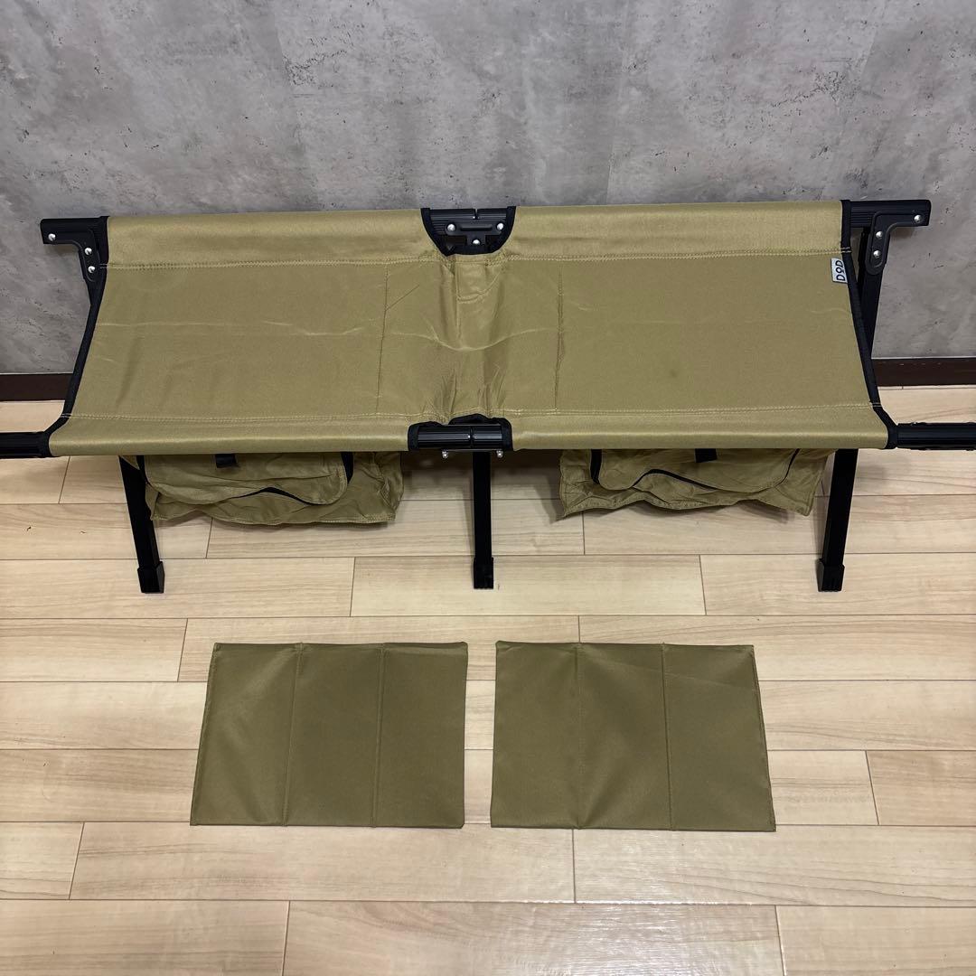 美品　DOD ストレージベンチ カーキ　廃盤品