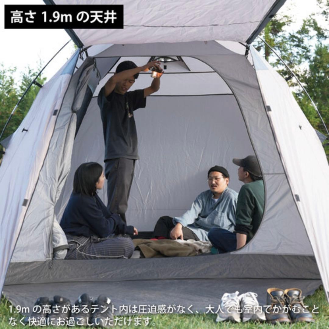 クイックキャンプ　ワンタッチテント　テント　 ファミリーテント