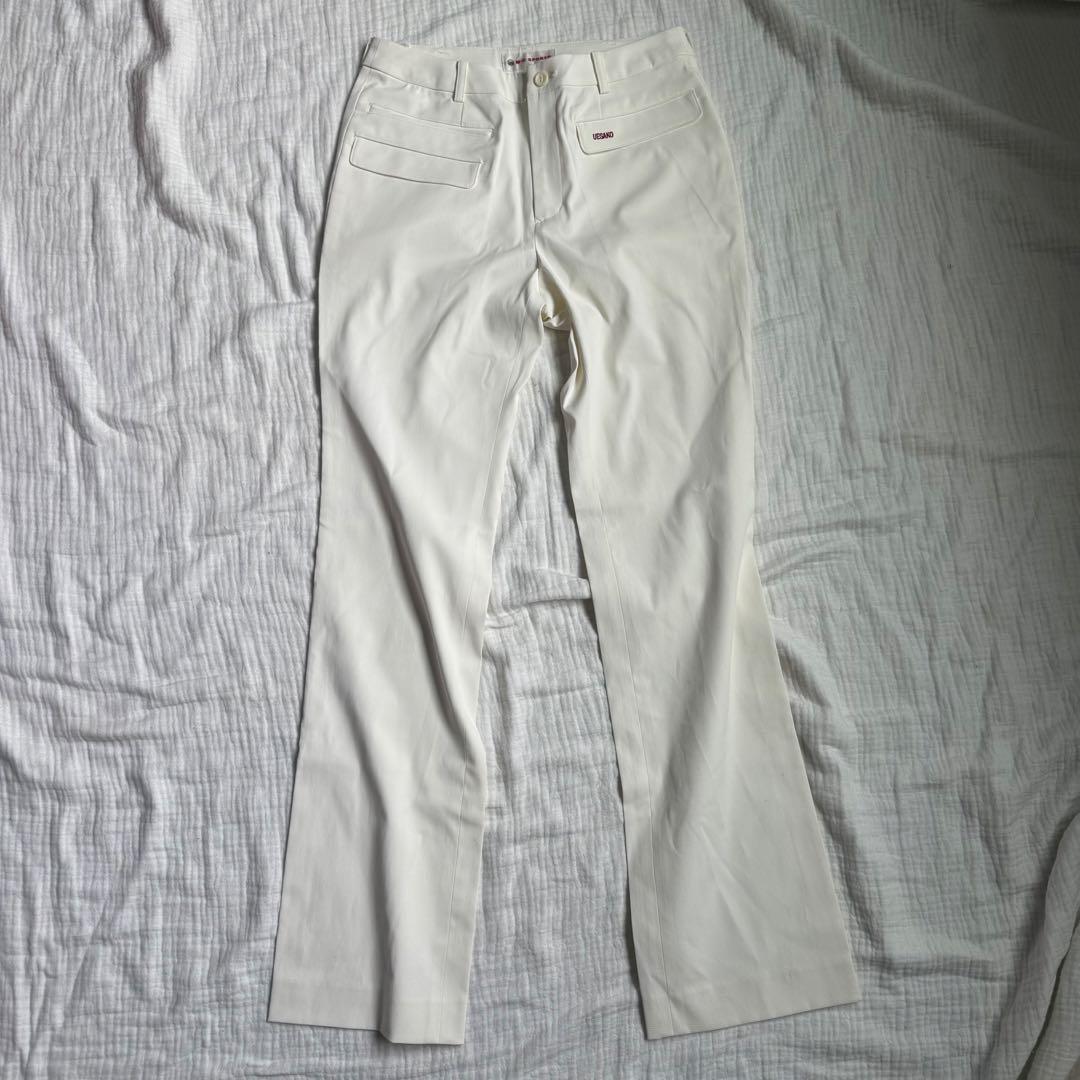 極美品☆M.Usportsゴルフウェア/ウエサコ/パンツ/ストレッチ/ポーチ