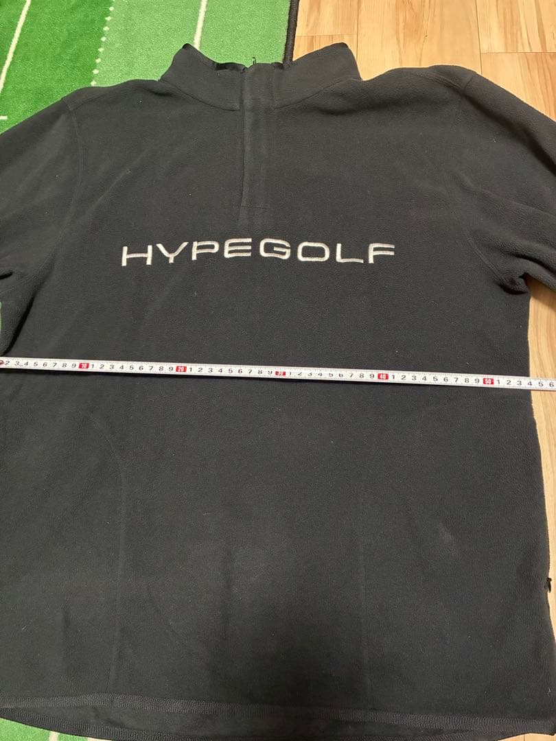 HYPEGOLF ブラック ハーフジップウェア