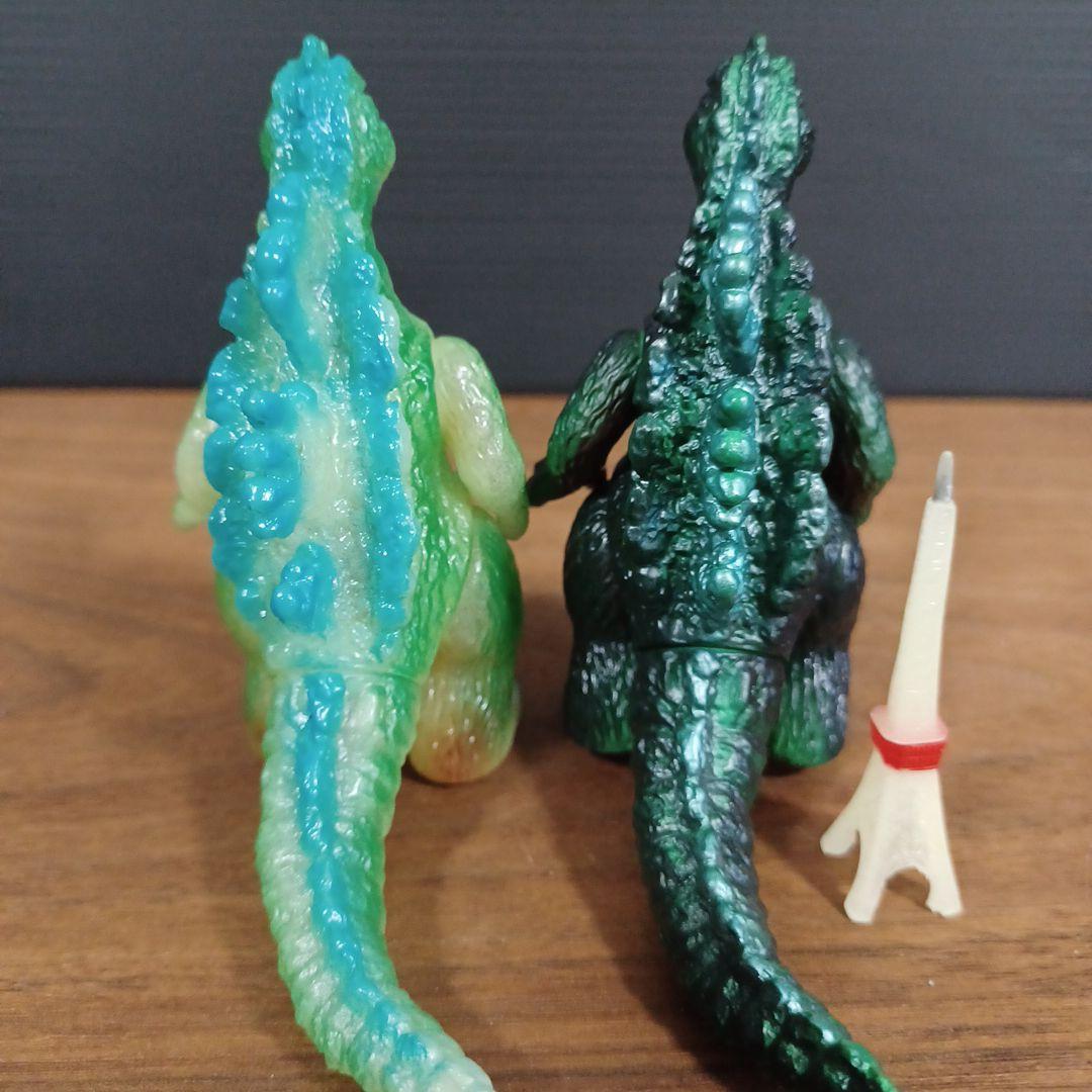 当時物　特撮大百科　ブルマァク伝説シリーズ　ゴジラ2体セット