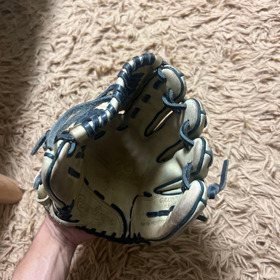 【※一気に値下げ】Rawlings 軟式 クリーム色【大人用】内野用グラブ