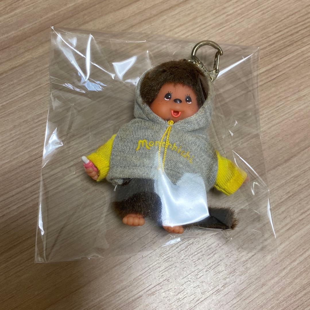 昭和レトロ モンチッチ キーホルダー セキグチ 当時物 パーカー付