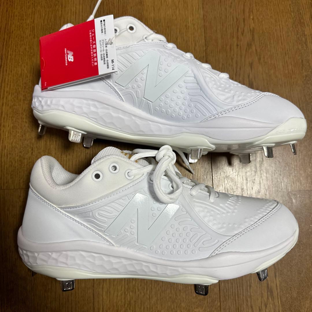 New Balance スパイクシューズ ホワイト　L3000AW5 新品