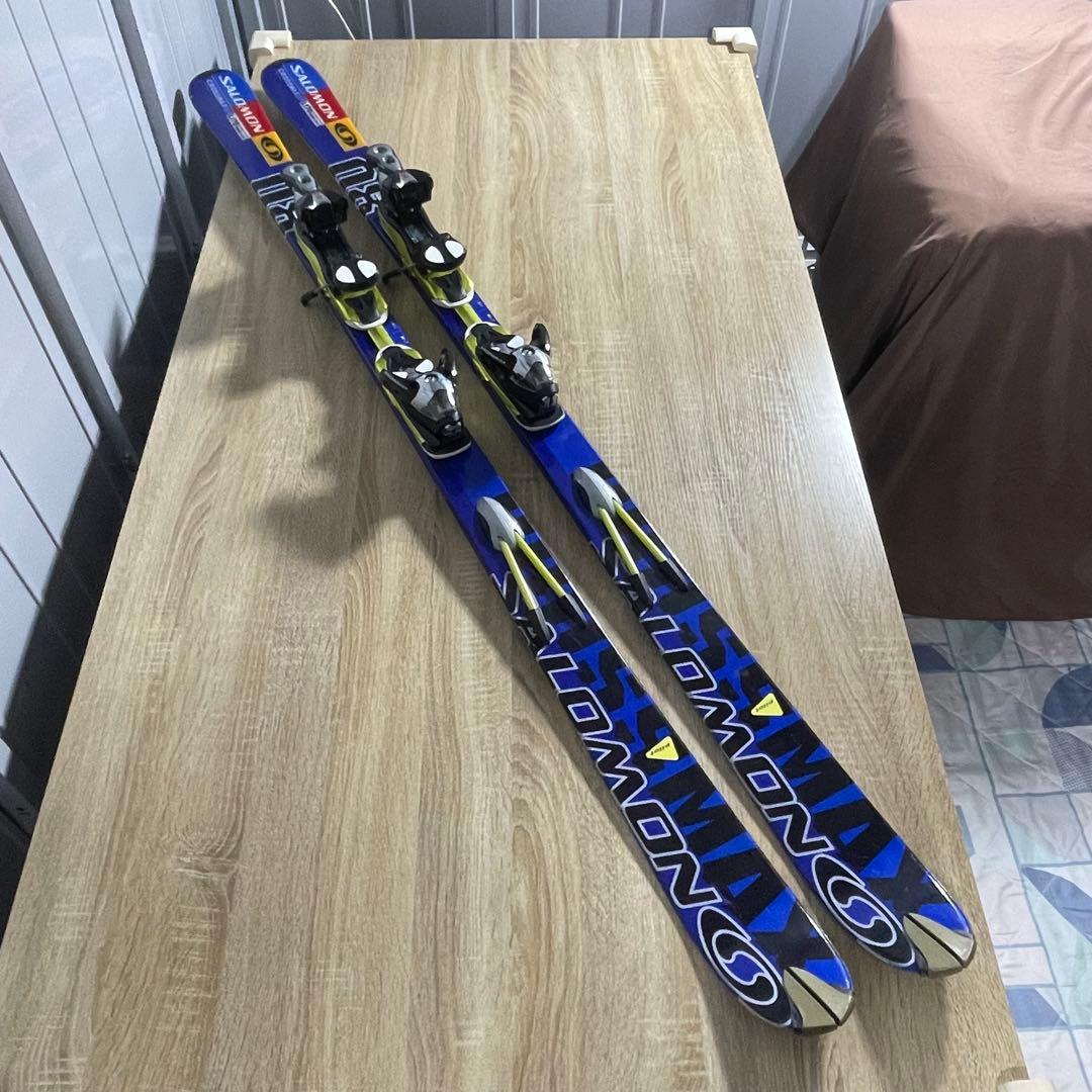 SALOMON170cmHart27/27.5cmストック125cmスキーセット