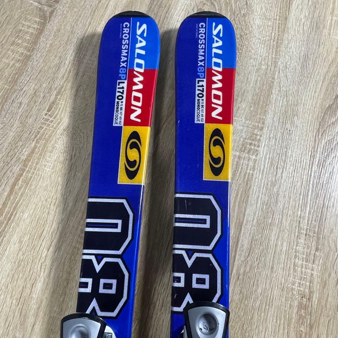 SALOMON170cmHart27/27.5cmストック125cmスキーセット
