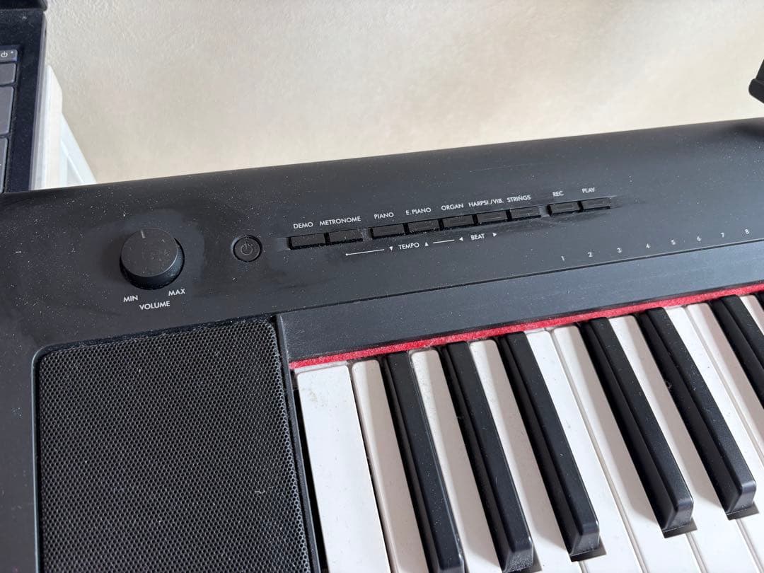 YAMAHA 電子ピアノ ブラック　中古品
