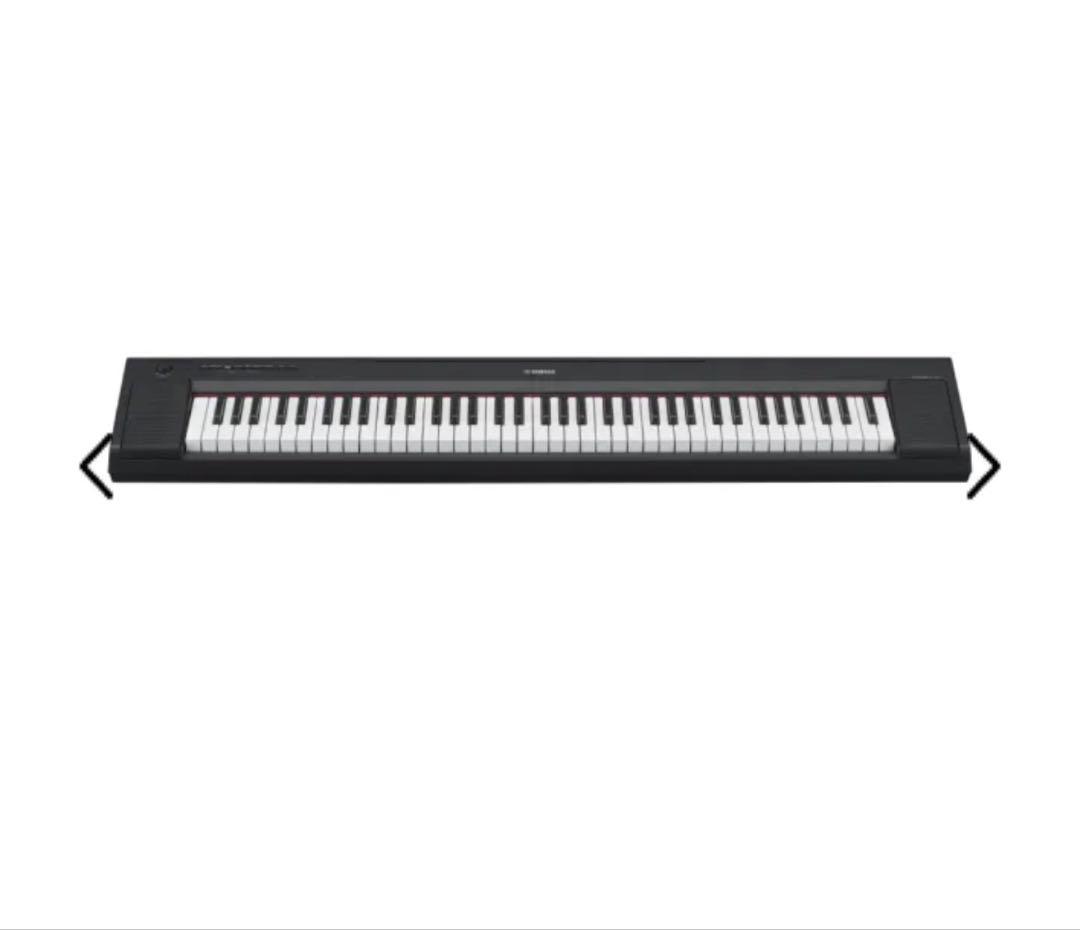 YAMAHA 電子ピアノ ブラック　中古品
