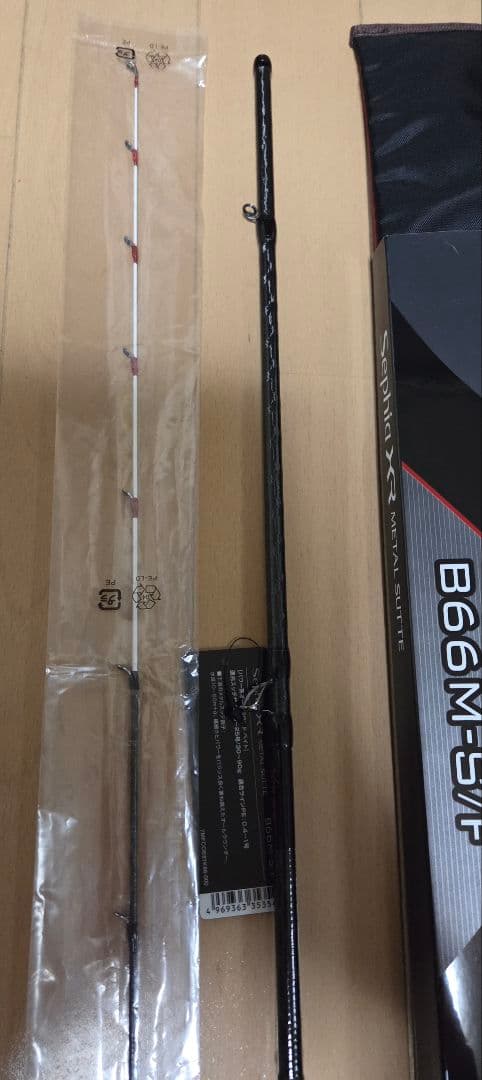 シマノ 22 セフィアXR メタルスッテ B66M-S/F イカメタル TG
