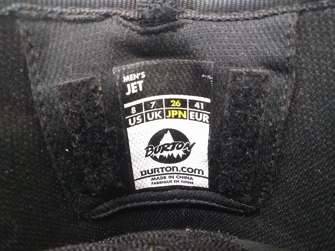 BURTON バートン JET スノーボードブーツ ボア メンズ 26.0cm●
