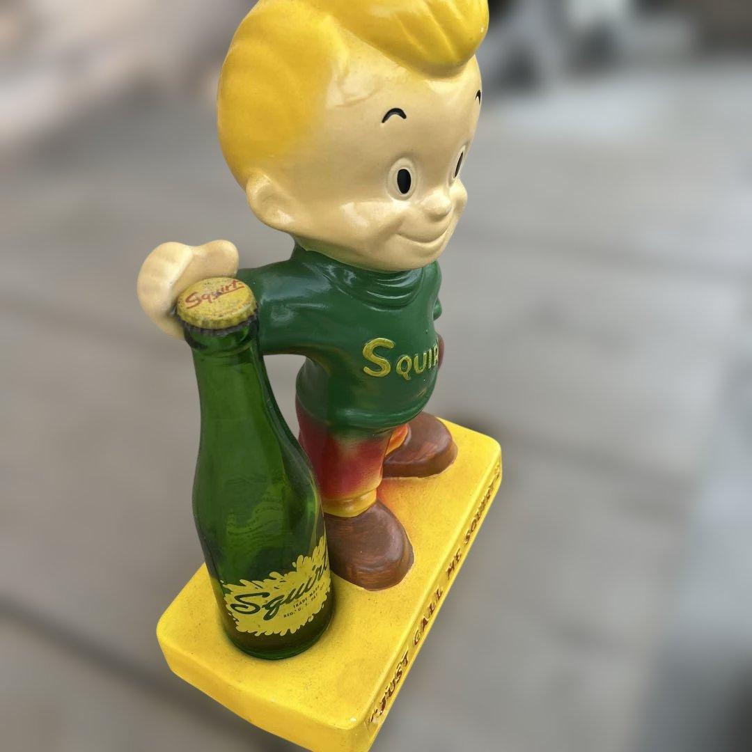 【激レア】VINTAGE SQUIRT BOY ボトルオープナー ディスプレイ