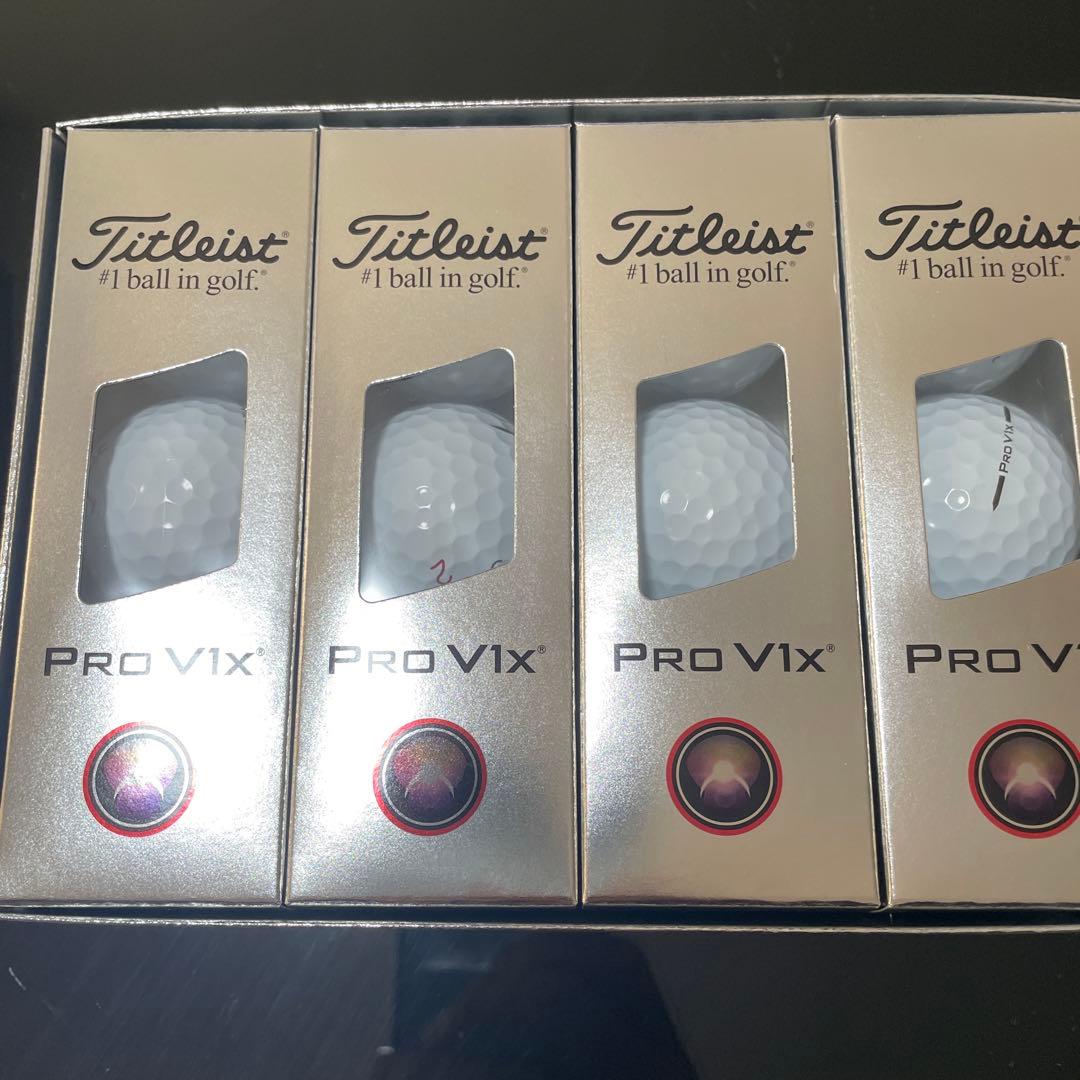 Titleist Pro V1x 25 ゴルフボール 1ダース