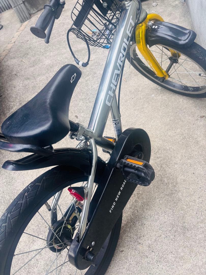 CHEVROLET キッズ自転車 シルバー シボレー