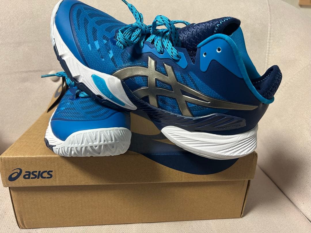 ASICS RISE  BLUE アシックス　メタライズ