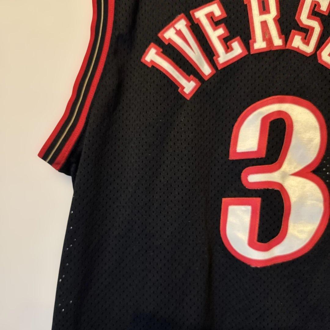 Nike Sixers Iverson ジャージユニフォーム XL ブラック