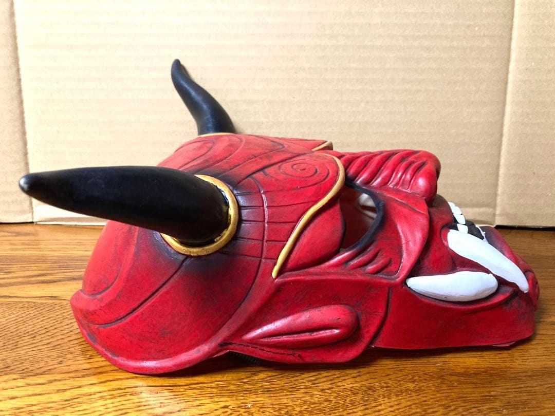 希少 般若 赤鬼 エンマ大王 マスク ハロウィン コスプレ 仮装