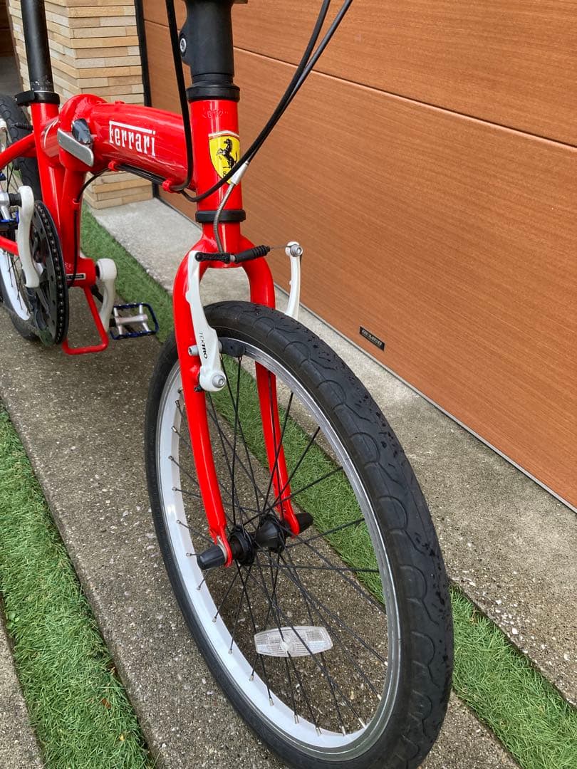 フェラーリ 折りたたみ ミニベロ自転車 20インチ
