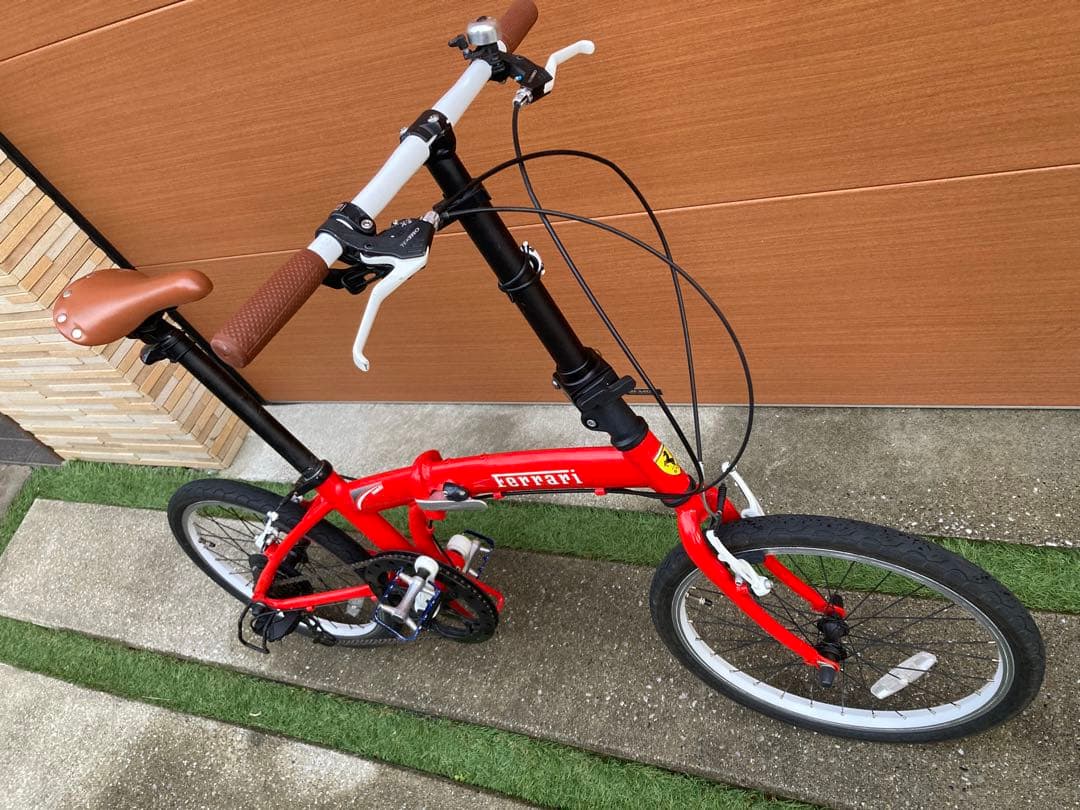 フェラーリ 折りたたみ ミニベロ自転車 20インチ