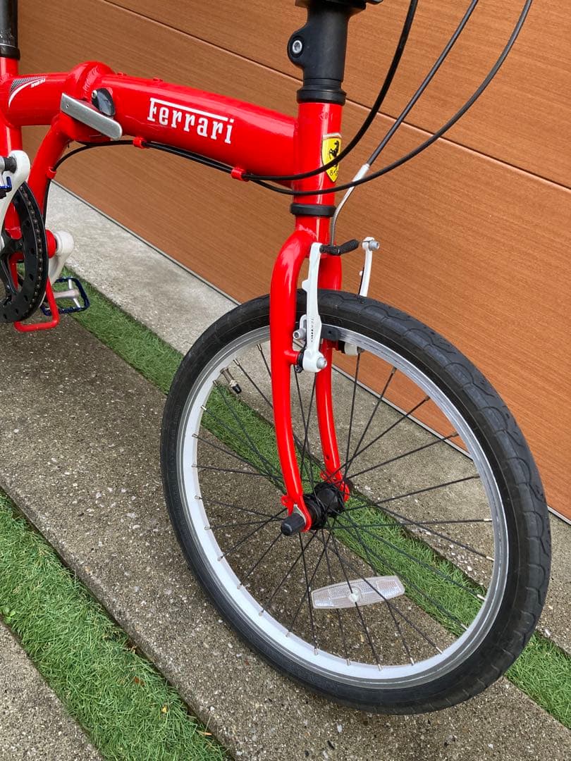 フェラーリ 折りたたみ ミニベロ自転車 20インチ