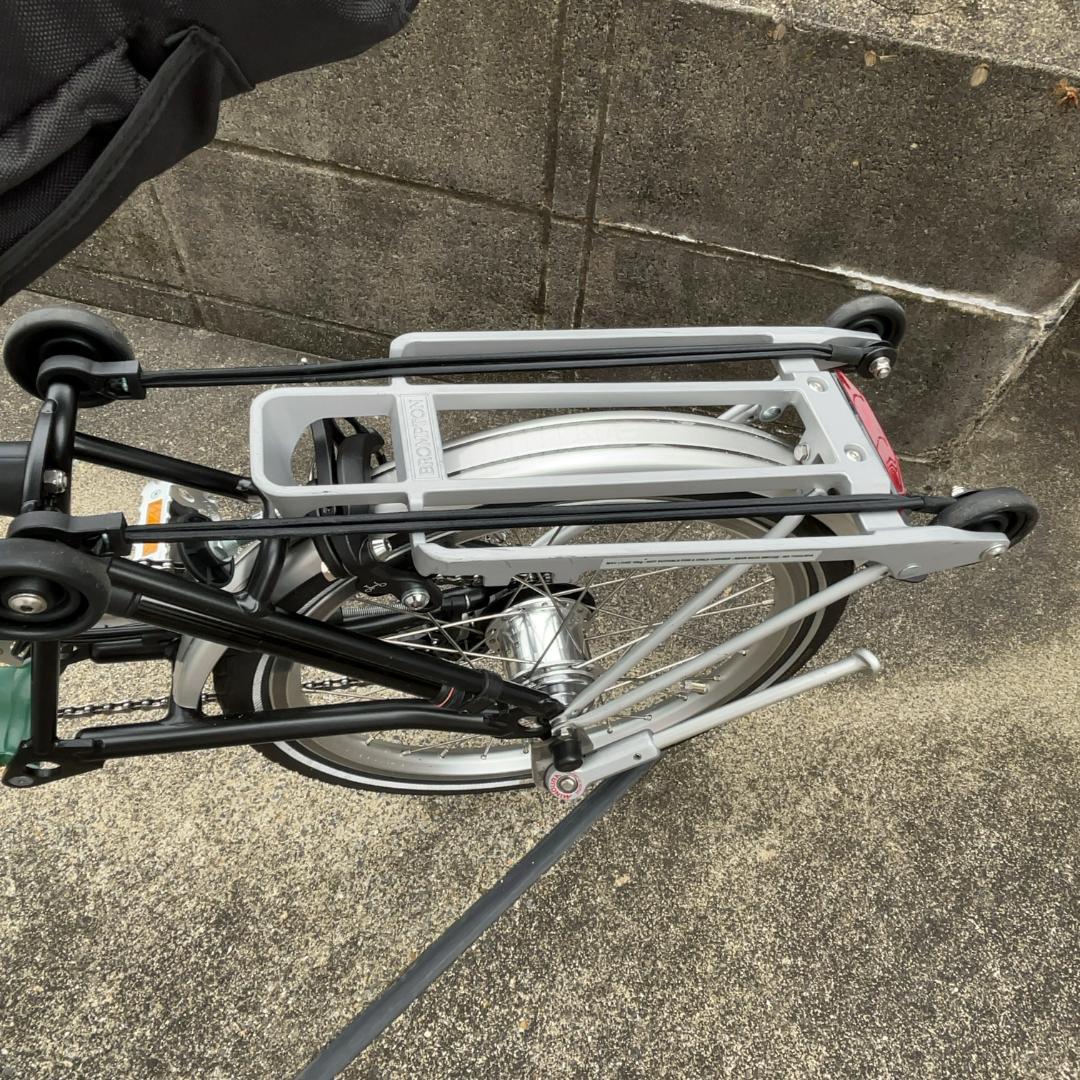 Brompton C Line Explore 輪行袋 リアラック スタンド付
