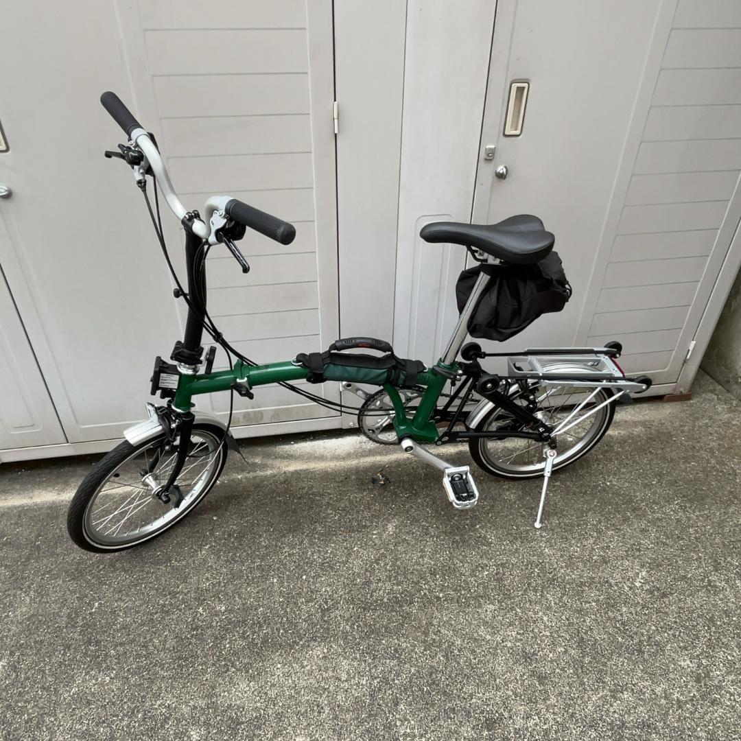 Brompton C Line Explore 輪行袋 リアラック スタンド付