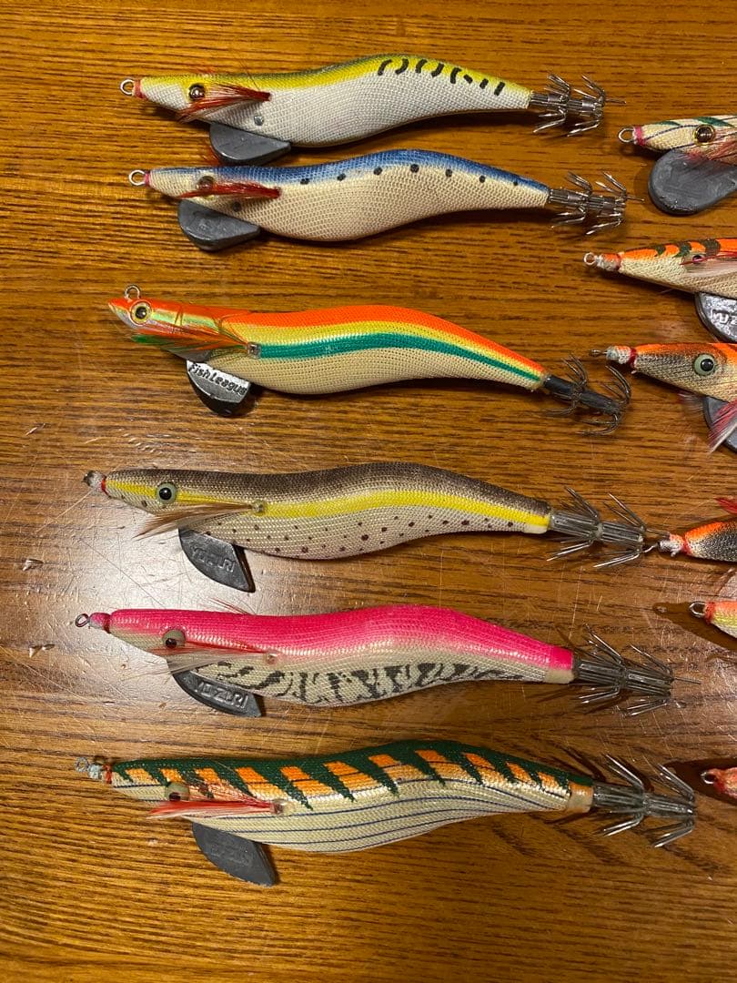 春アオリイカ用の餌木各種　25本セット売り　エギング