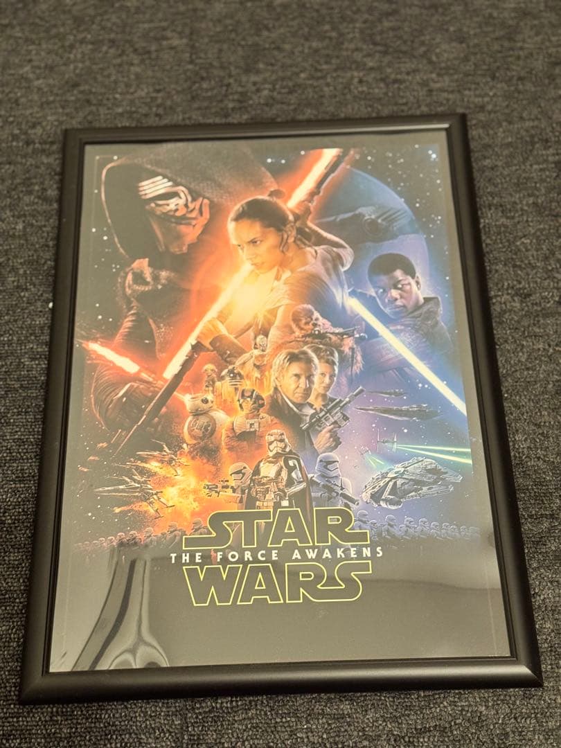 【全9作コンプリート】スターウォーズ 歴代ポスター 額縁付 A3サイズ