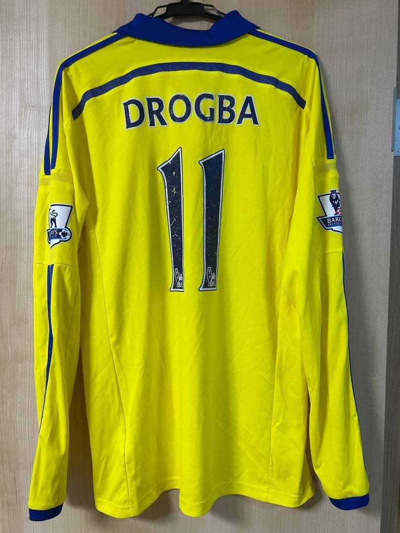 Chelsea 14-15 長袖ユニフォーム アウェイドログバDROGBA