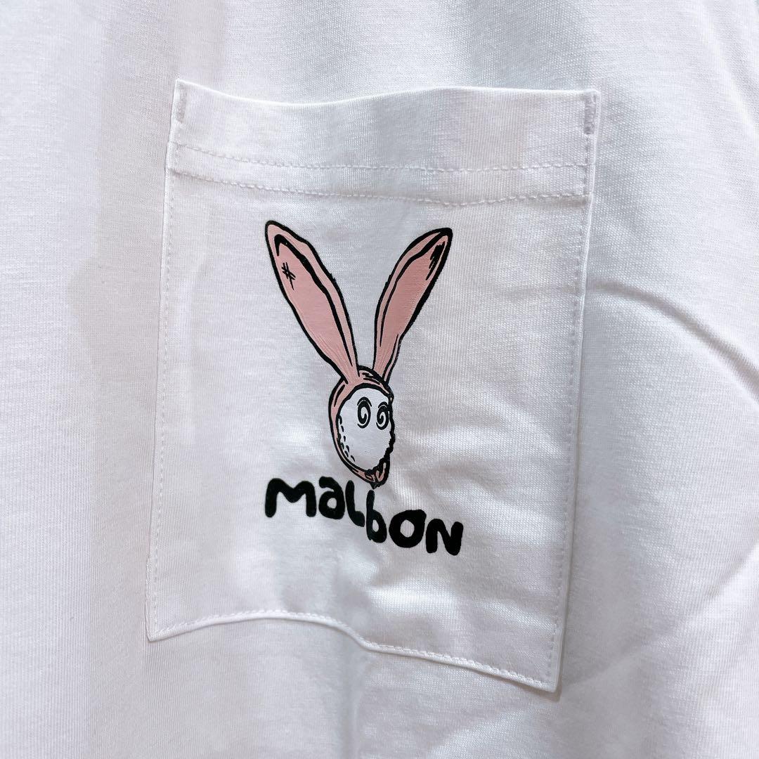 Malbon Golf マルボンゴルフ バニー ウサギ イラスト 半袖Tシャツ