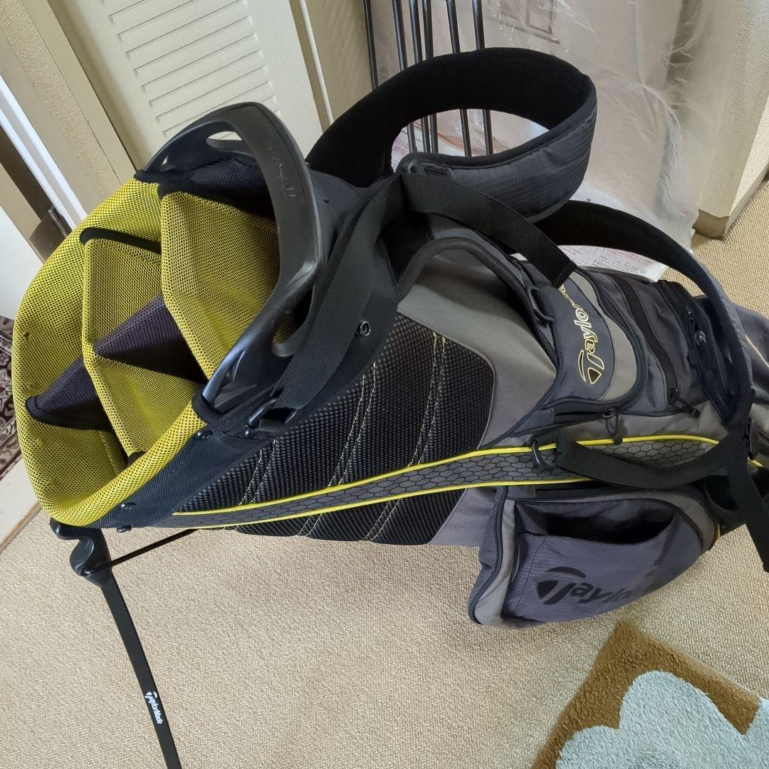 人気TaylorMade スタンドゴルフバッグ グレー/イエロー