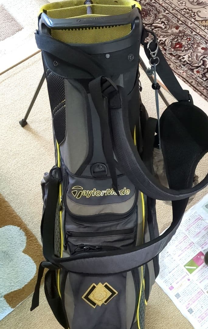 人気TaylorMade スタンドゴルフバッグ グレー/イエロー