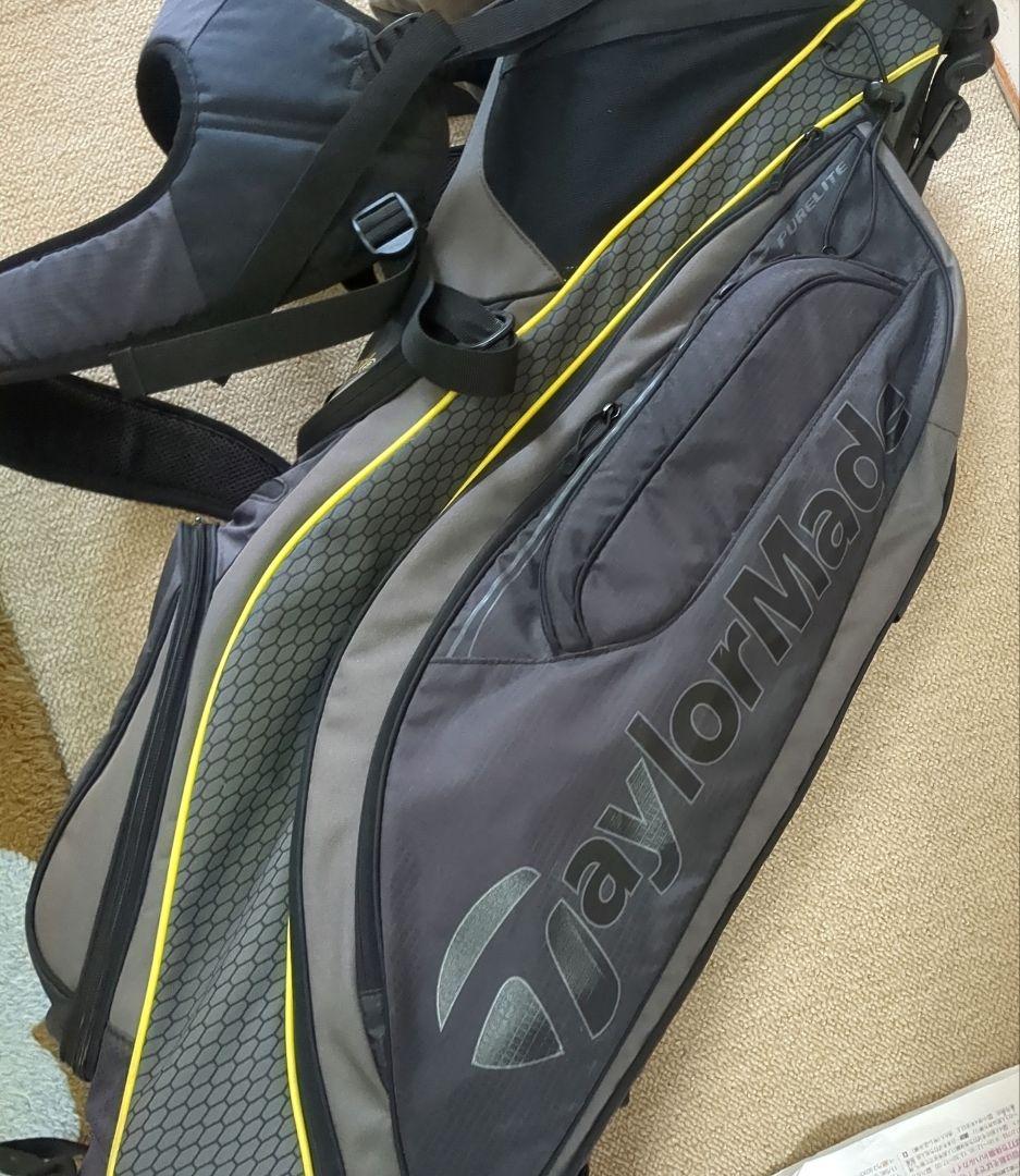 人気TaylorMade スタンドゴルフバッグ グレー/イエロー