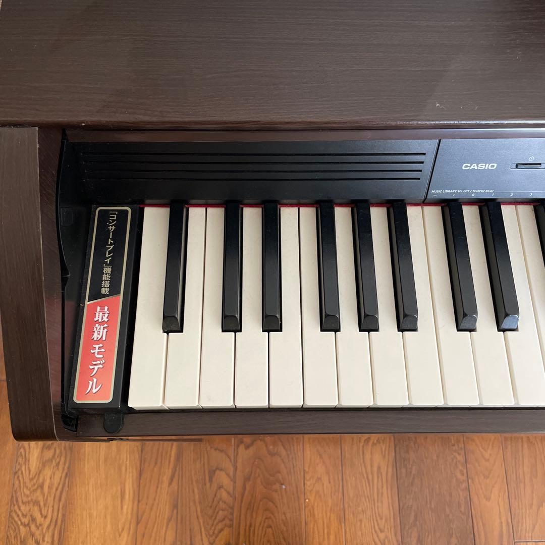 Privia PX-760 電子ピアノ ダークブラウン 3ペダル付き