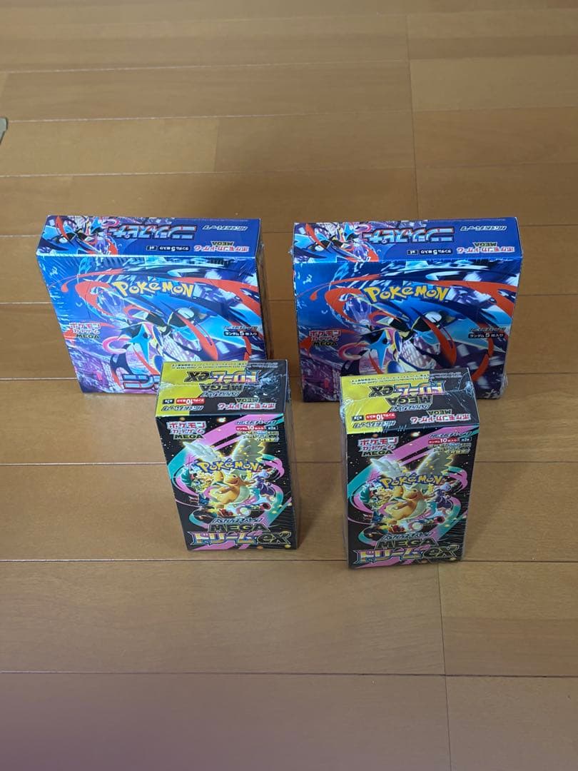 ポケモンカード　megaドリーム,ニンジャスピナーBOX シュリンク付き
