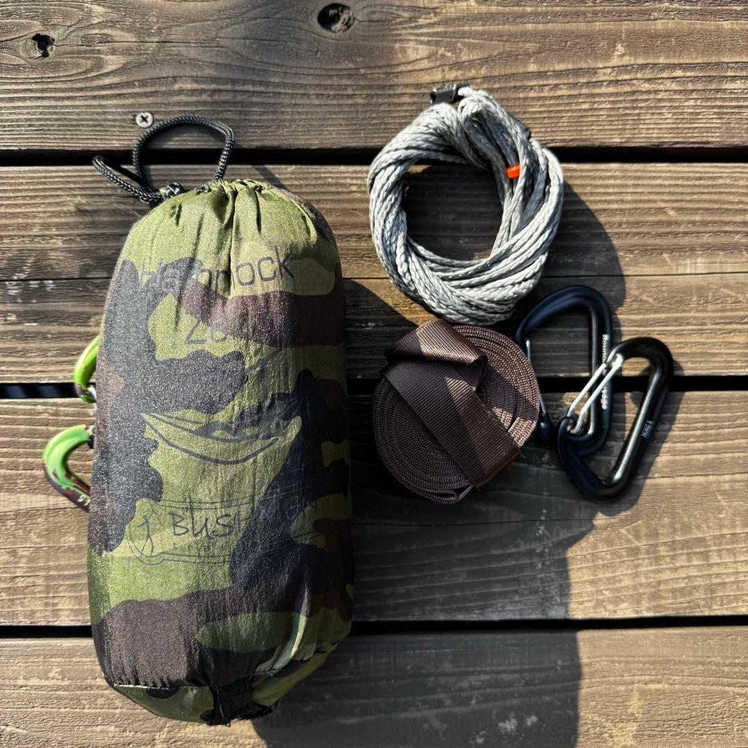bushman ブッシュメン ハンモック、モスキートネット、タープ セット