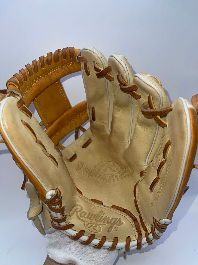 ローリングスRawlings 軟式グローブ キャメル　ブラウン　型付け済み