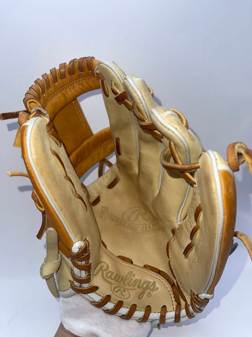 ローリングスRawlings 軟式グローブ キャメル　ブラウン　型付け済み