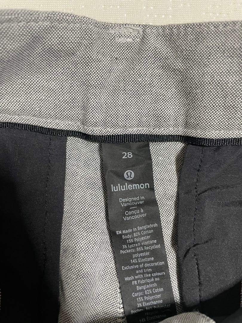 lululemon グレー ショーツ 28