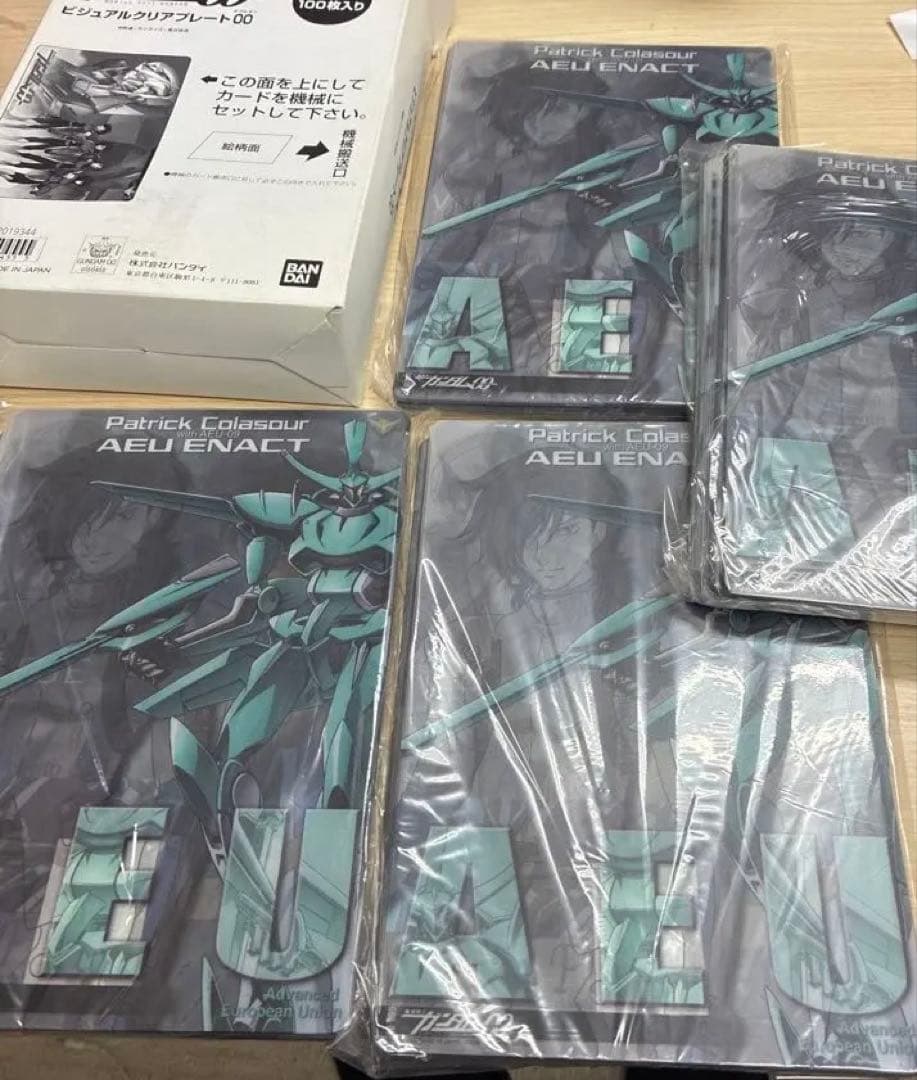 11-ガンダム00 ビジュアルクリアプレート 未開封 大量 まとめ カードダス