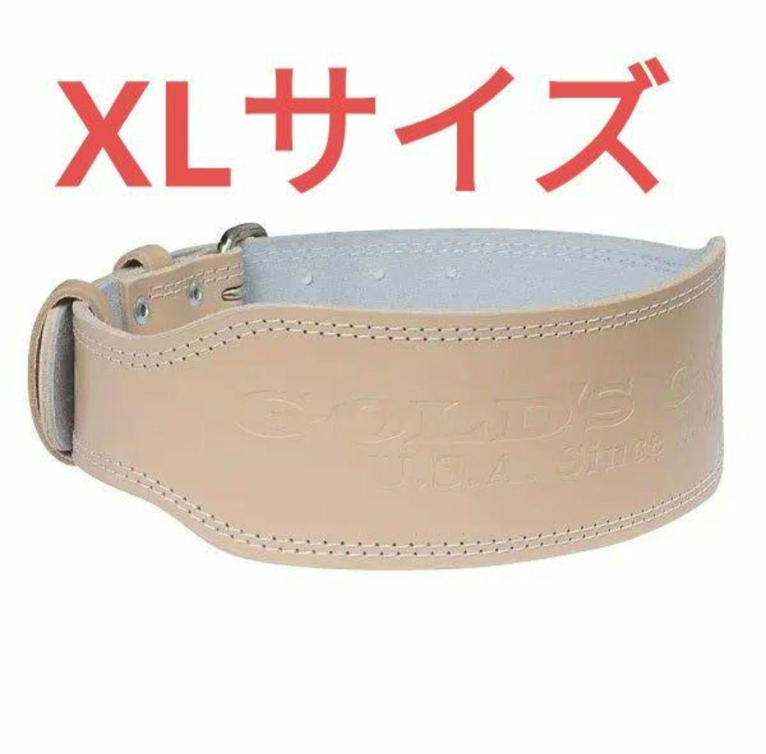 ゴールドジム EXレザーベルト トレーニングベルト XLサイズ