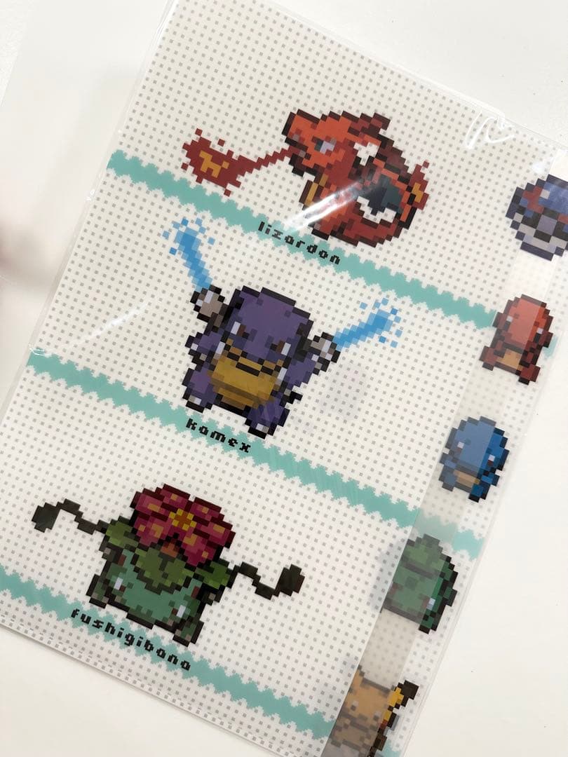 ポケモン　初代御三家　インデックス　5P クリアファイル
