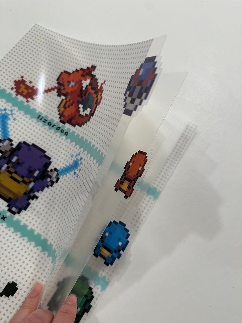 ポケモン　初代御三家　インデックス　5P クリアファイル