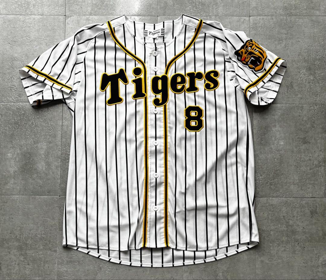 美品　佐藤輝明　阪神タイガース　ミズノ　ユニフォーム　サトテル　8番