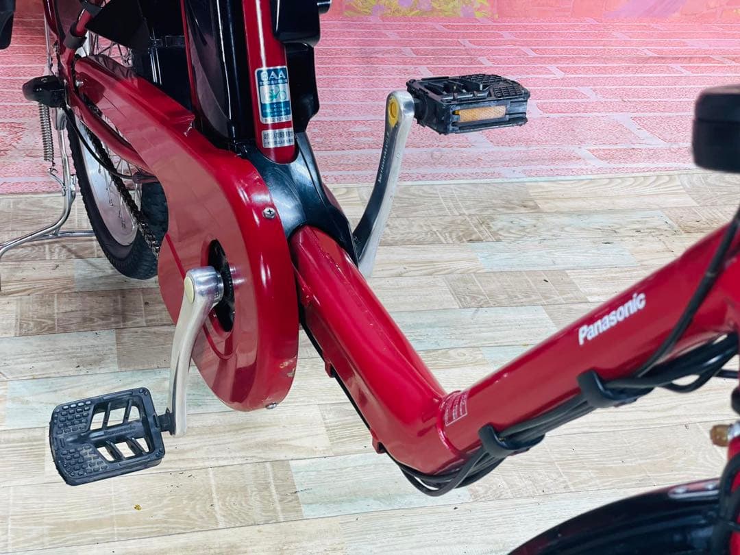 K2311 電動自転車パナソニック子供乗せ 20インチ レッド 8.9Ah