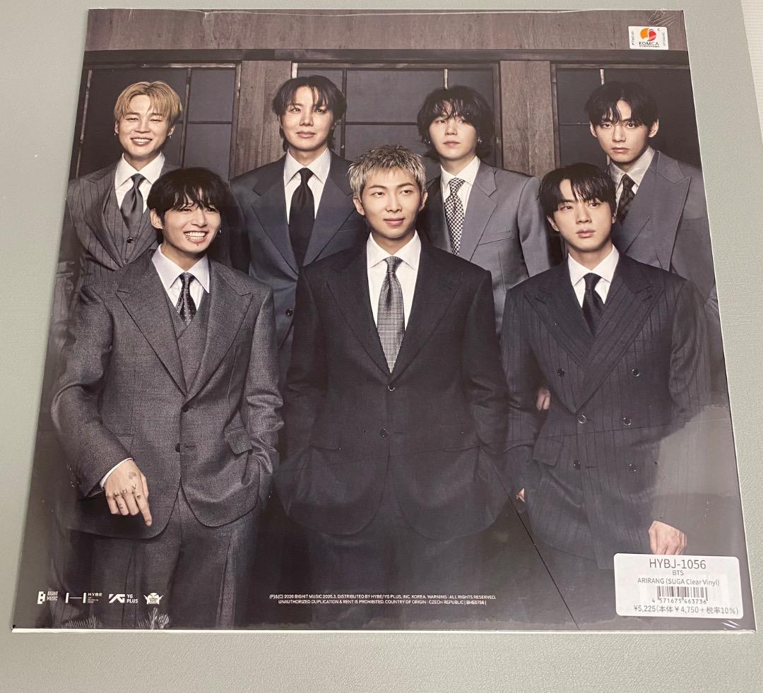 アイドル BTS ARIRANG Standard Vinyl LP SUGA