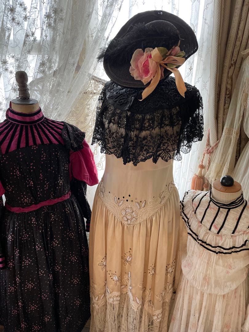 ˚✧₊⁎ 1920年代イギリスアンティーク シルクウェディングドレス⁎⁺˳✧༚
