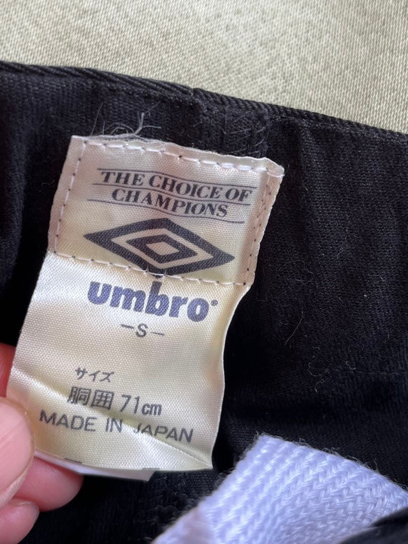 激レア・日本製umbro アンブロ ラグビーパンツ Sサイズ ブラック 短パン