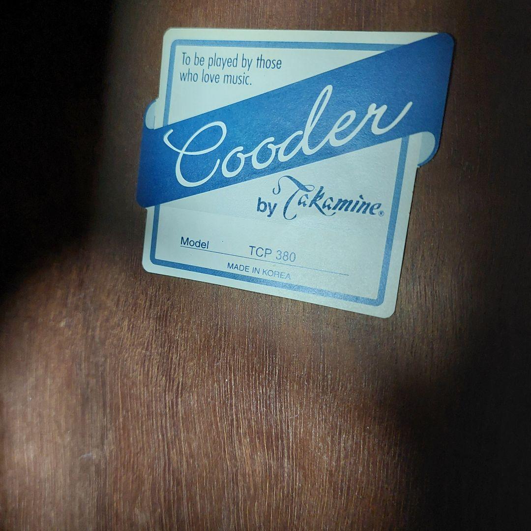 美品 Cooder By Takamine エレアコ TCP380 サンバースト
