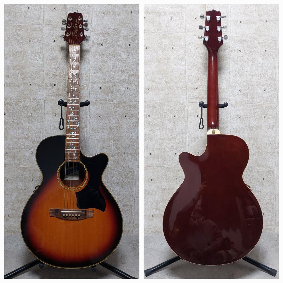 美品 Cooder By Takamine エレアコ TCP380 サンバースト