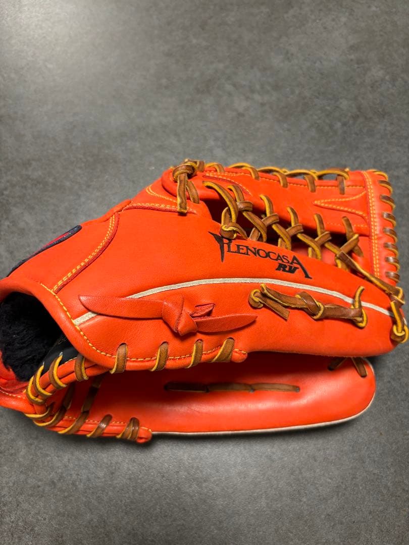 Mizuno PENOCASA 軟式グローブ オレンジ